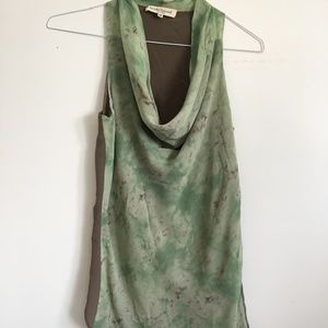Green Brooke/Tassoul New York Silk Blouse